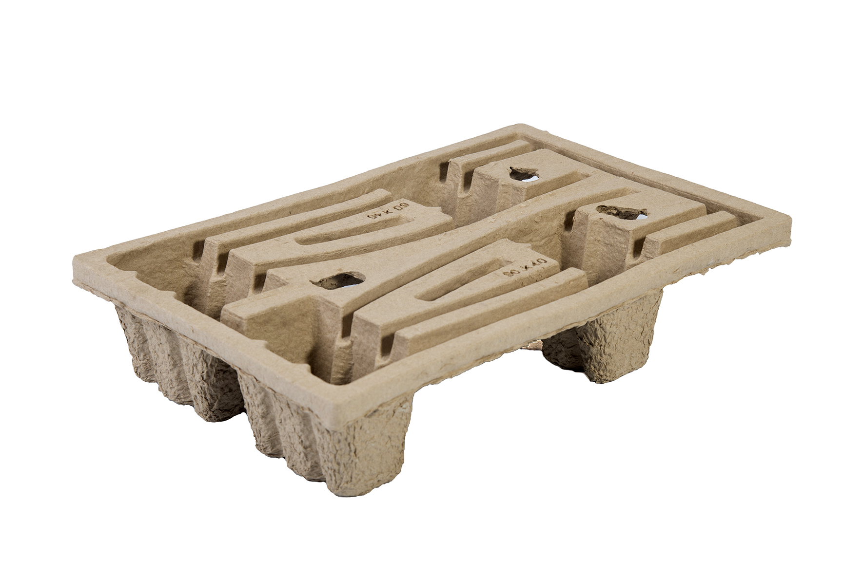 Paper pallet made of pulp moulding/paper waste I Sopack s.r.o.